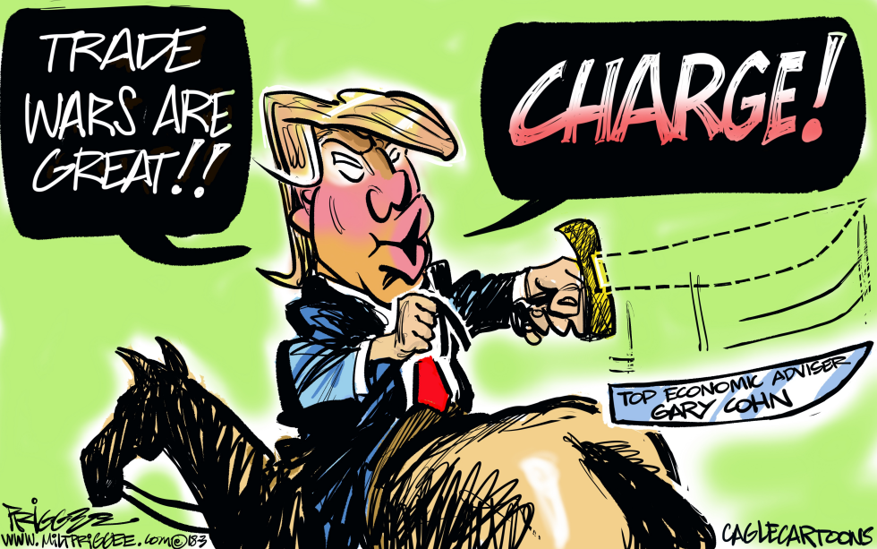  TRADE WAR by Milt Priggee