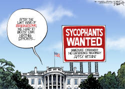 WHITE HOUSE HIRING by Nate Beeler