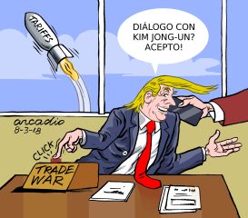 TRUMP ACEPTA HABLAR CON KIM JONGUN by Arcadio Esquivel