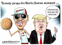 TRUMP AND KIM SUMMIT by Dave Granlund