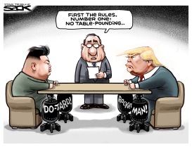 TRUMP AND KIM by Steve Sack