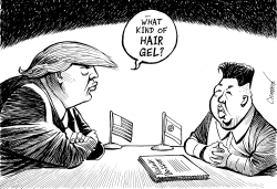 A TRUMP-KIM MEETING by Patrick Chappatte