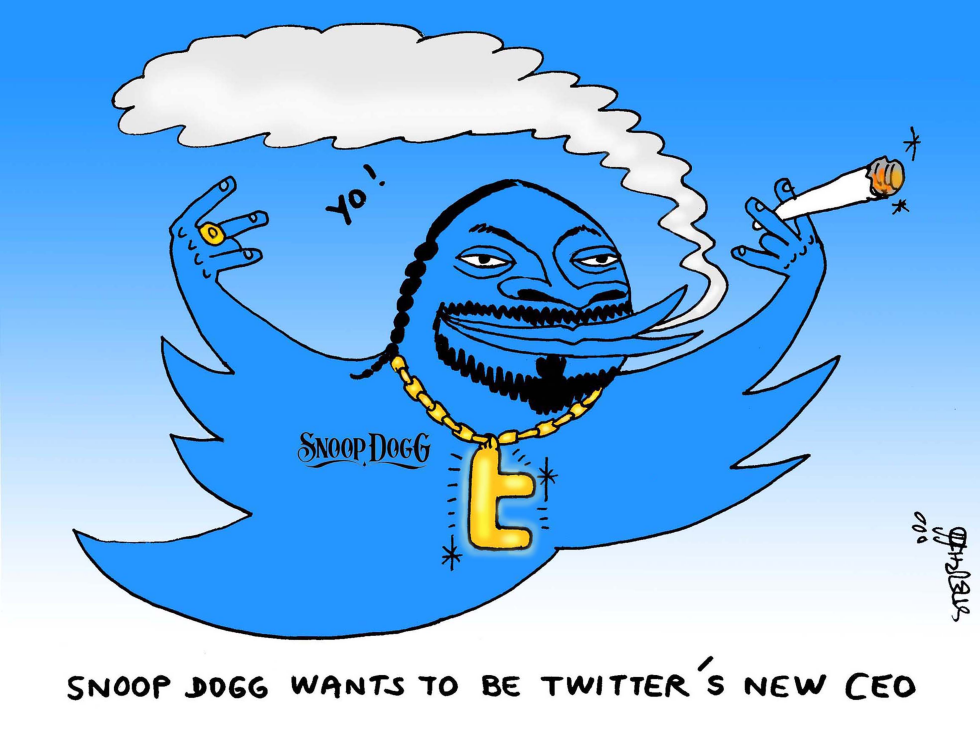  SNOOP DOGG WANTS TO BE TWITTER'S CEO by Stephane Peray