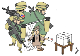 ELECTIONS IN AFGHANISTAN -4 by Stephane Peray