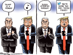 WHY TILLERSON WAS FIRED by Kevin Siers