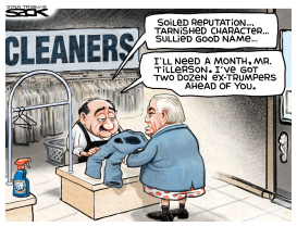 TILLERSON REPUTATION by Steve Sack