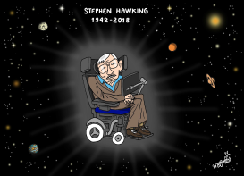 STEPHEN HAWKING by Stephane Peray