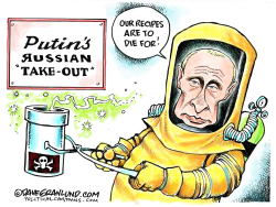 PUTIN AND POISON by Dave Granlund