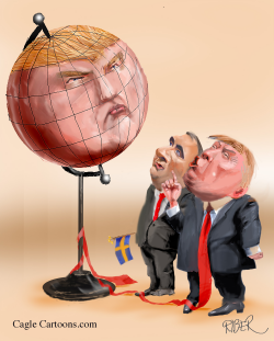 TRUMP MEETING SWEDISH PRIME MINISTER by Riber Hansson