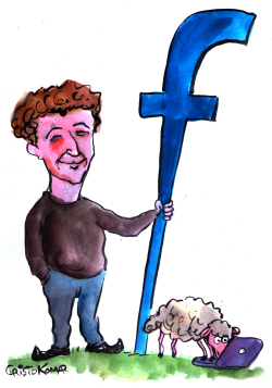 MARK ZUCKERBERG by Christo Komarnitski