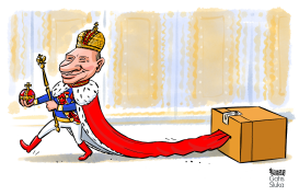 PUTIN AND VOTING BOX by Gatis Sluka