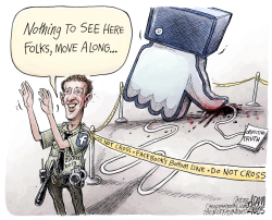 MARK ZUCKERBERG by Adam Zyglis