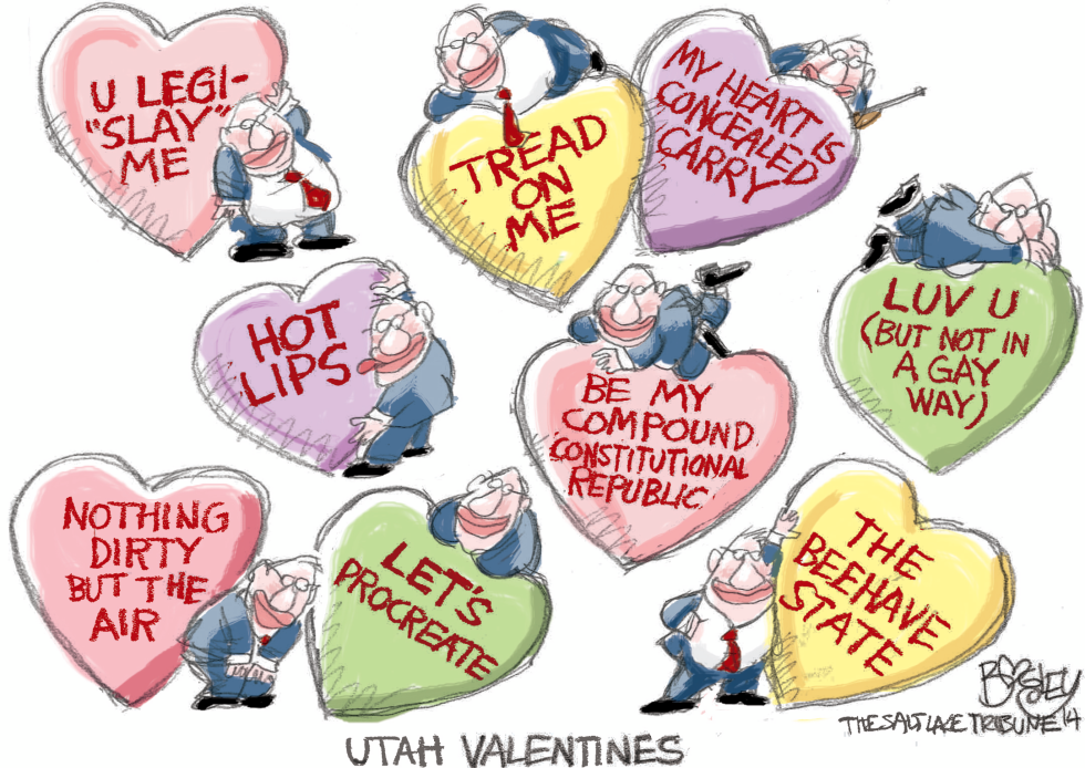  LOCAL CANDY HEARTS by Pat Bagley