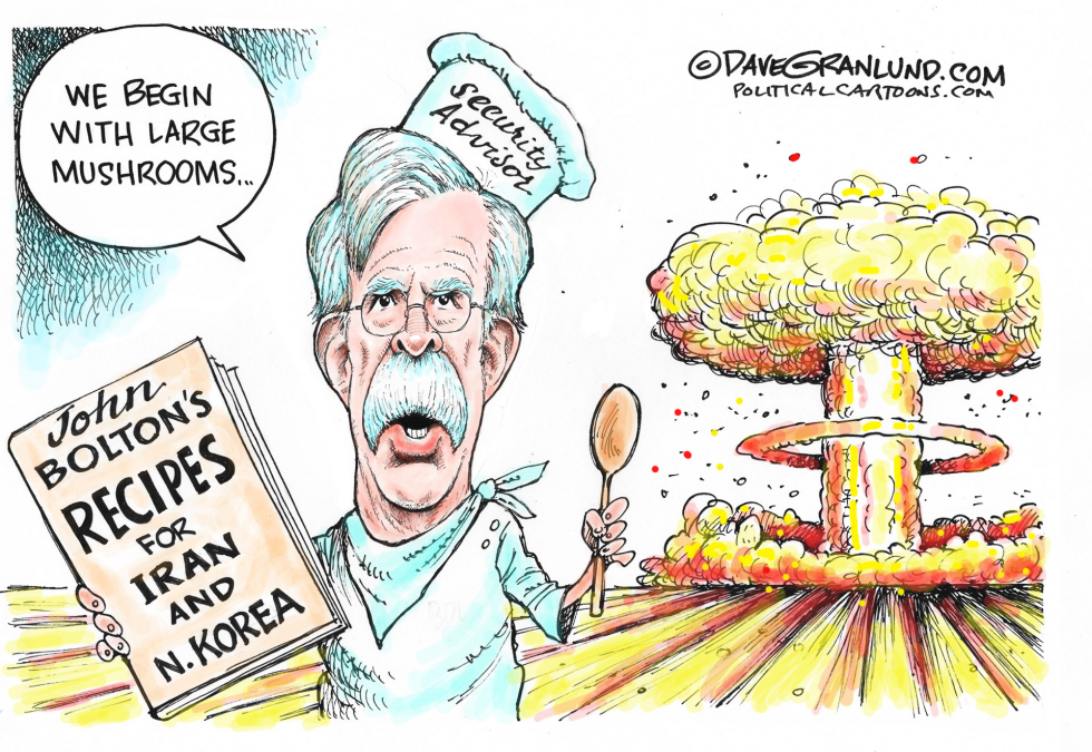  JOHN BOLTON SECURITY ADVISOR by Dave Granlund