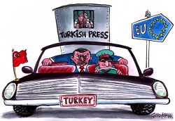 ERDOGAN GOES TO EUROPE by Christo Komarnitski