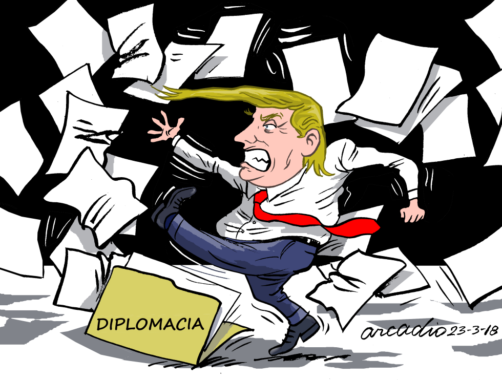  TRUMP Y SU LOCA POLíTICA EXTERIOR by Arcadio Esquivel