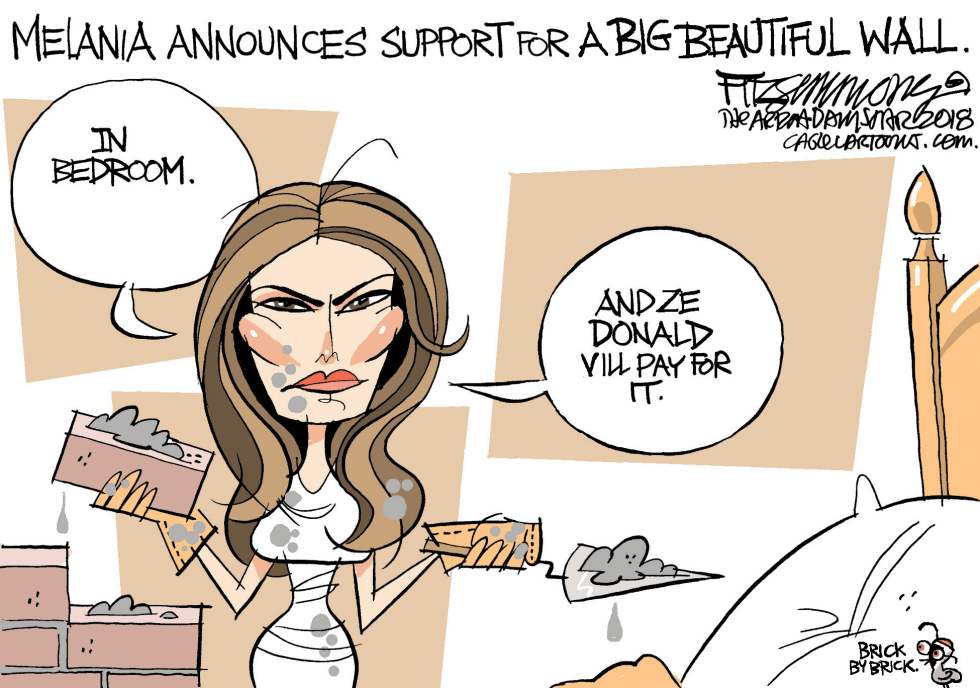  MELANIA by David Fitzsimmons