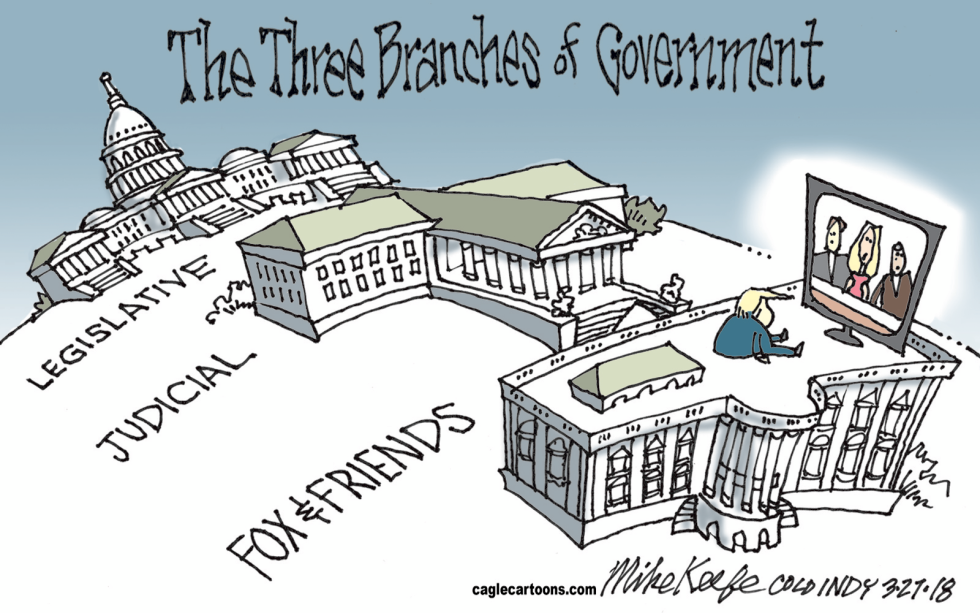  BRANCHES OF GOVERNMENT by Mike Keefe