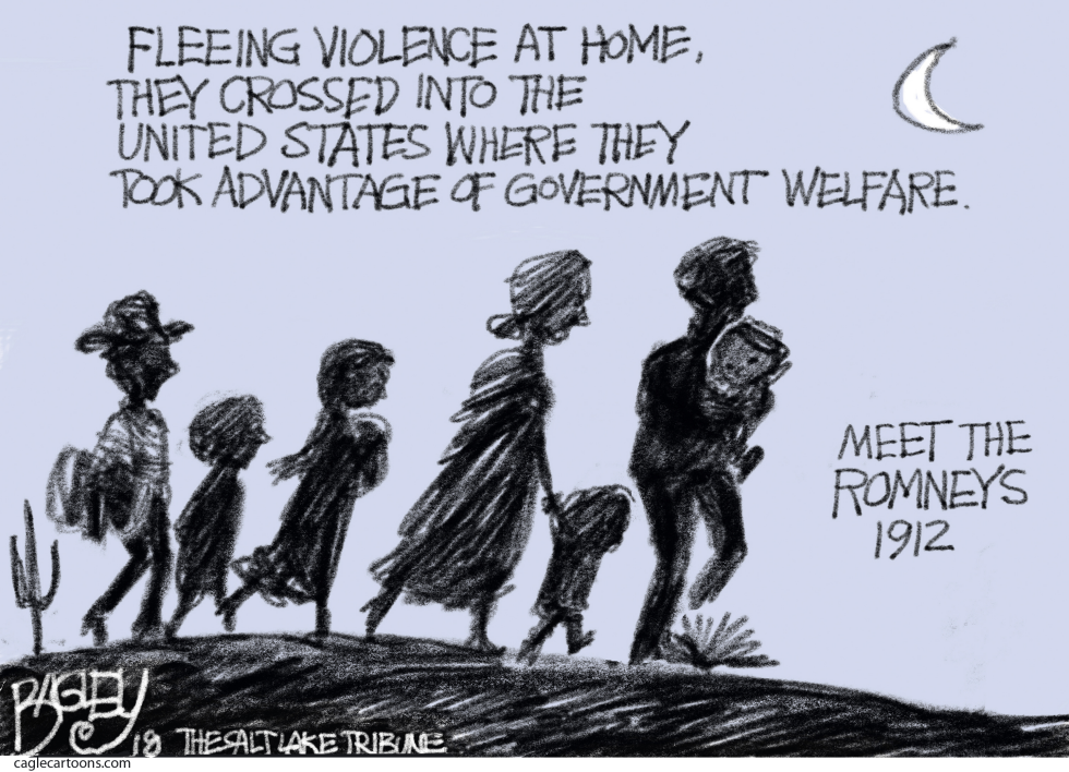  ROMNEY IMMIGRANTS by Pat Bagley