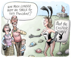 EASTER BUNNY by Adam Zyglis