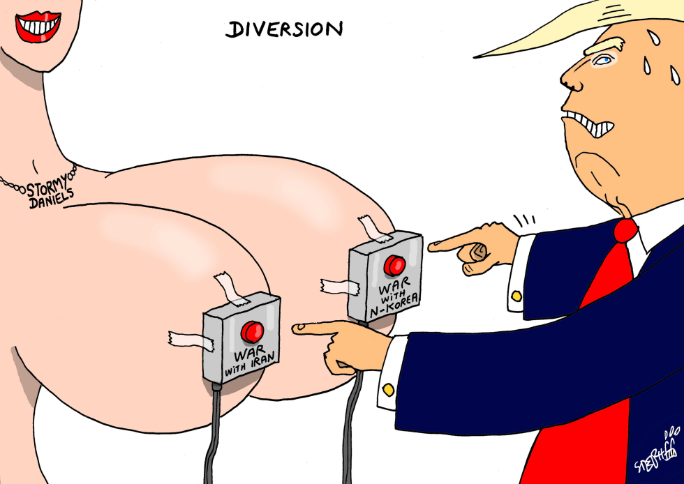  DIVERSION FROM STORMY DANIELS SCANDAL by Stephane Peray