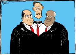 JUDGE ALITO by Bob Englehart