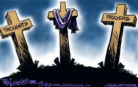 THOUGHTS AND PRAYERS by Milt Priggee