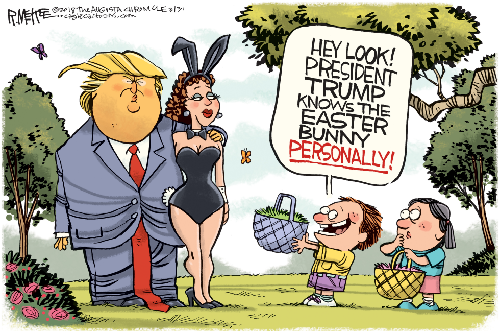  TRUMP EASTER BUNNY by Rick McKee