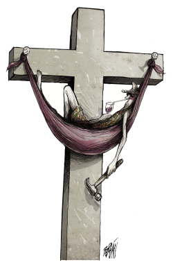 CRUCIFIXION SEASON by Angel Boligan