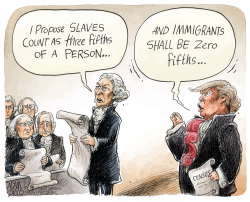 TRUMP CENSUS POLICY by Adam Zyglis