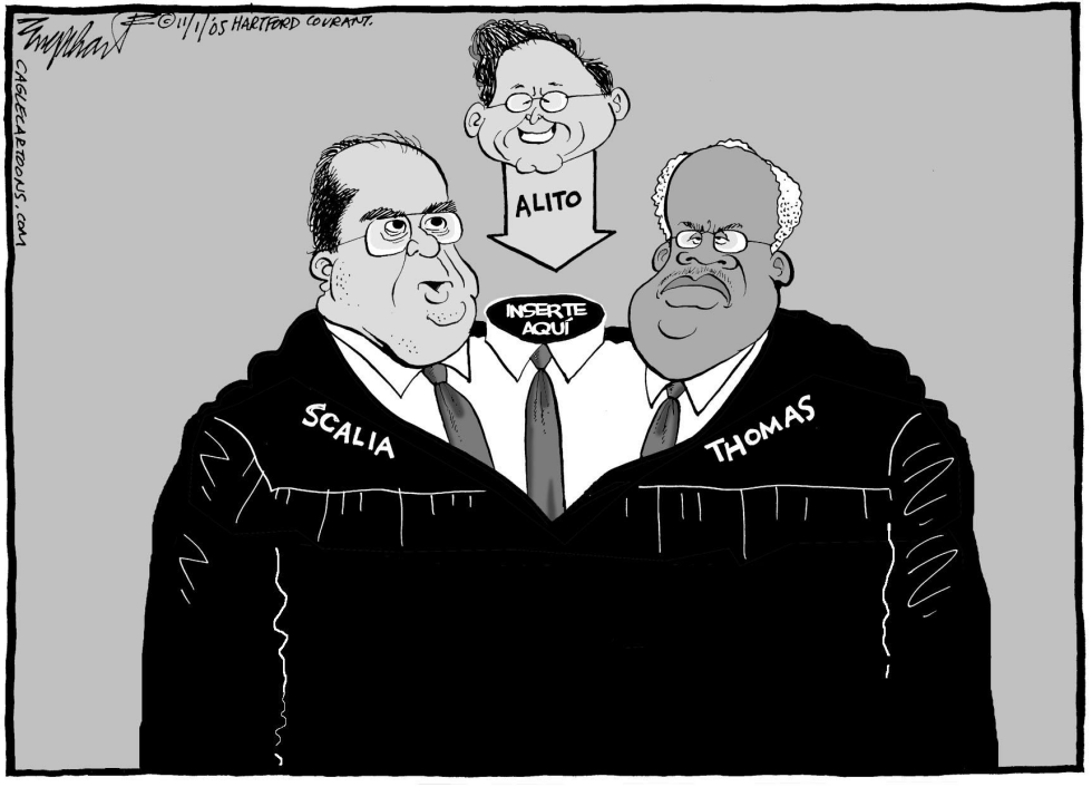  JUEZ ALITO by Bob Englehart