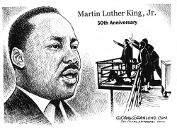 MLK ASSASSINATION 50TH by Dave Granlund