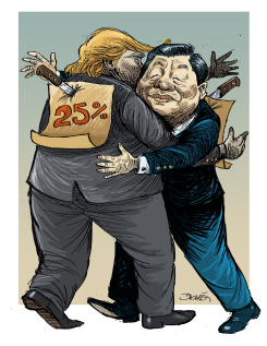 CHINAS TARIFF DANCE by Dario Castillejos