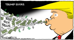 TRUMP SUCKS by Bob Englehart