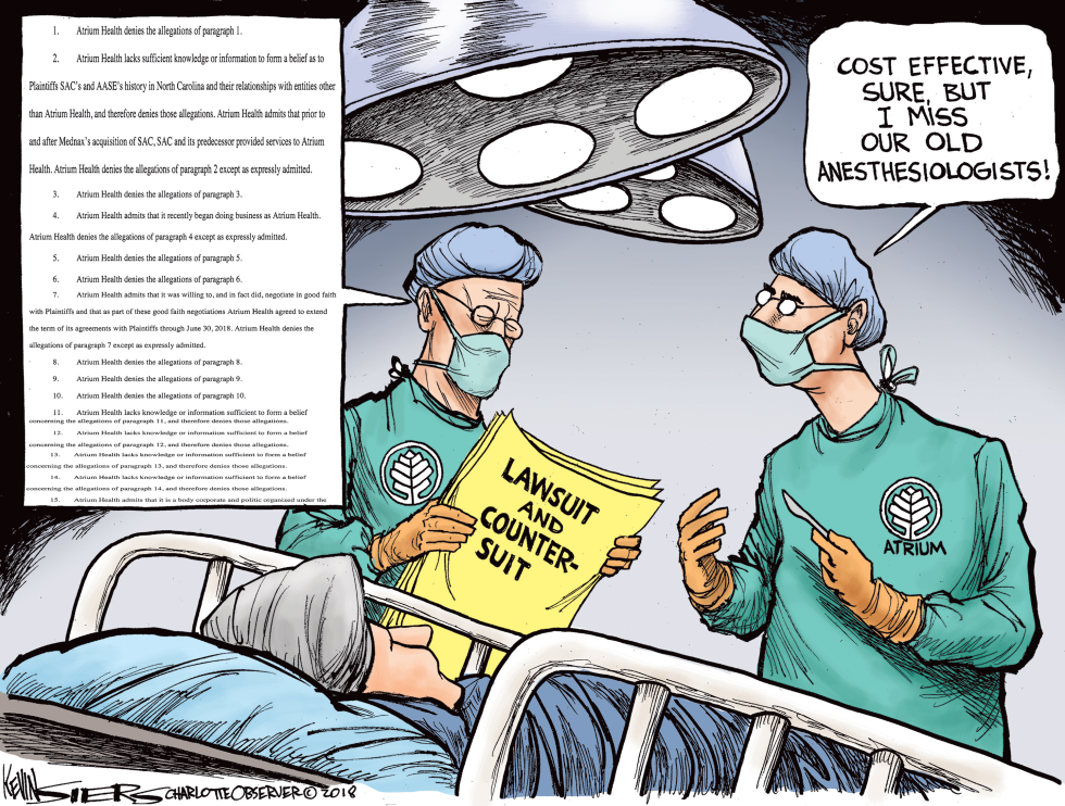  LOCAL NC ATRIUM VS ANESTHESIOLOGI- STS by Kevin Siers