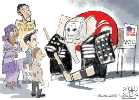 VOTER SUPPRESSION by Pat Bagley