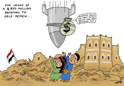 DONATION TO YEMEN by Stephane Peray