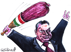 VIKTOR ORBAN'S VICTORY by Christo Komarnitski