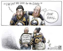 NHL RYAN O'REILLY by Adam Zyglis