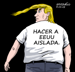 HACER A EEUU AISLADA by Arcadio Esquivel