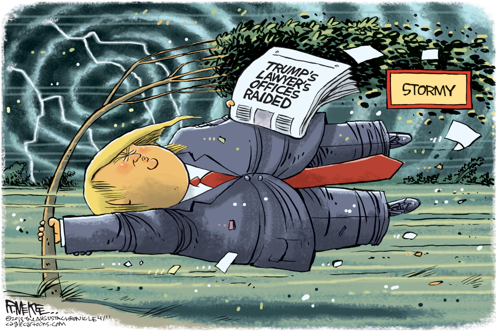  TRUMP STORMY by Rick McKee