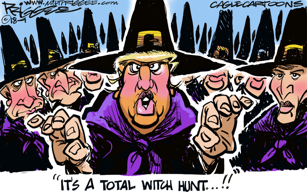  WITCH HUNT by Milt Priggee