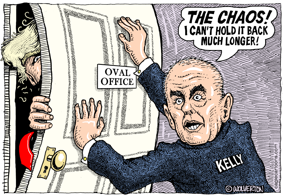  JOHN KELLY AND CHAOS by Wolverton