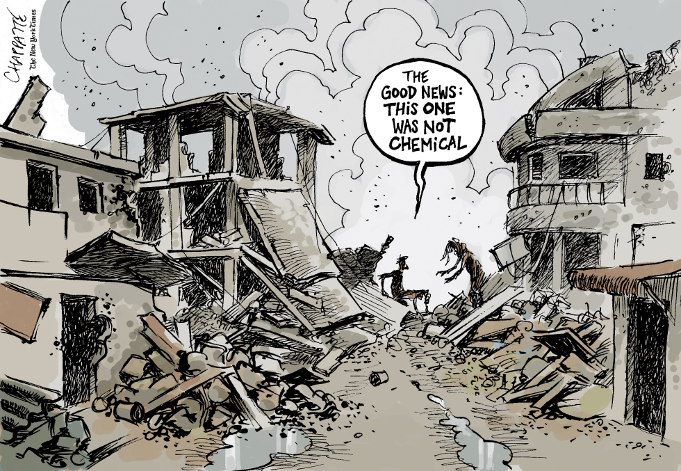  MASS DESTRUCTION by Patrick Chappatte