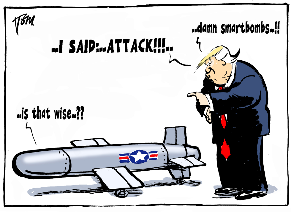  TRUMP AND SMART BOMBS by Tom Janssen