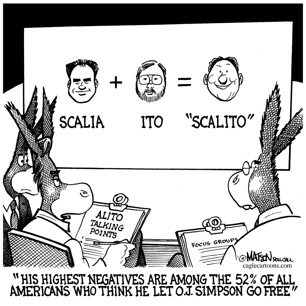  OPPOSITION RESEARCH ON ALITO by RJ Matson