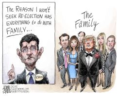 PAUL RYAN RETIRING by Adam Zyglis