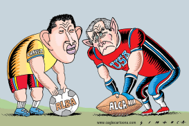 CHAVEZ VS BUSH by Osmani Simanca