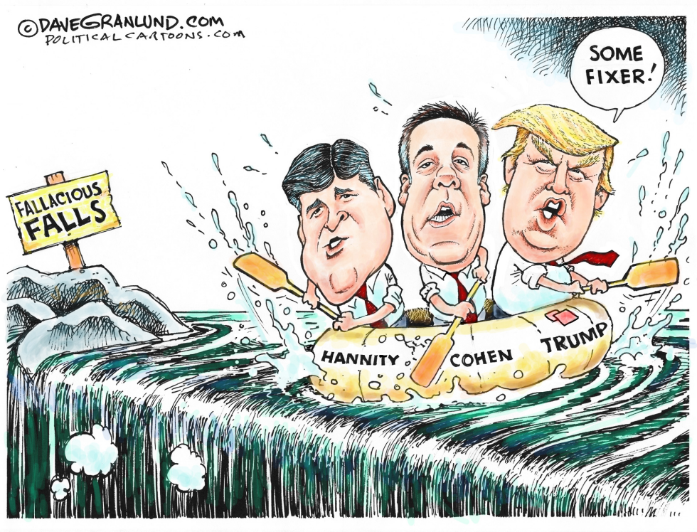  HANNITY COHEN AND TRUMP by Dave Granlund