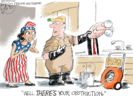 MCCONNELL OBSTRUCTION by Pat Bagley